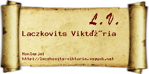 Laczkovits Viktória névjegykártya