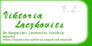 viktoria laczkovits business card